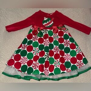Rare too‎ Festive Red and Green Kids Dress